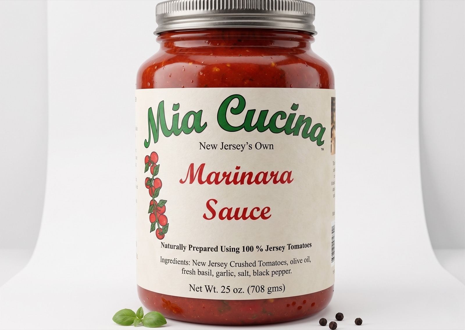 Mia Cucina specialty-food product label